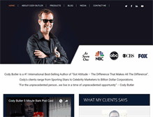 Tablet Screenshot of codybutler.com